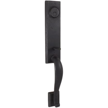 Weslock Greystone Series Dummy Handleset from the Molten Bronze Collection Black