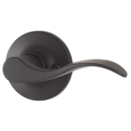 Weslock New Haven Right Handed Non-Turning One-Sided Dummy Door Lever with Round Rose Matte Black