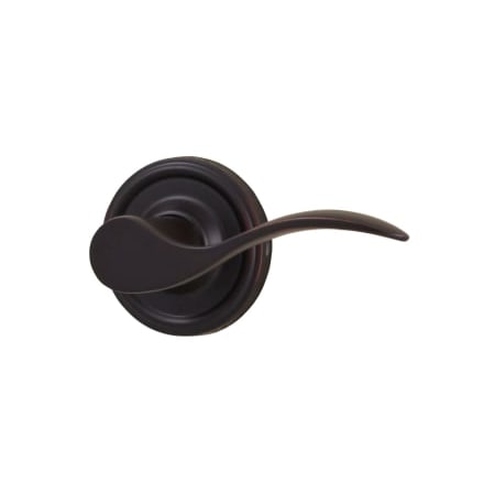 Weslock Bordeau Right Handed Single Dummy Door Lever Set with Round Rose from the Elegance Collection Oil Rubbed Bronze