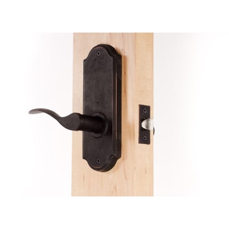 Carlow Series 7200H-LH Passage Lever Set Outside Angle View