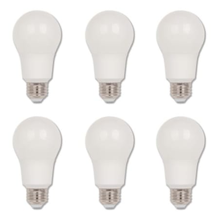 Westinghouse Pack of (6) 9 Watt Dimmable A19 Medium (E26) LED Bulbs Soft White