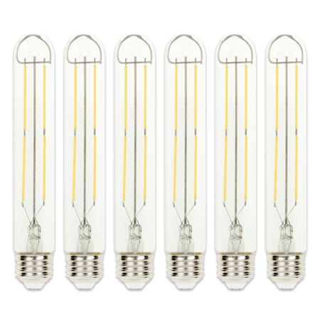 Westinghouse Pack of (6) 10 Watt Dimmable T9 Medium (E26) LED Bulbs- 1100 Lumens, 2700K, and 80CRI Clear