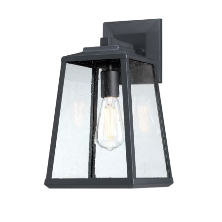 Westinghouse Ashdale 8" Tall Outdoor Wall Sconce Textured Black