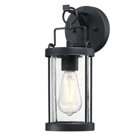 Westinghouse Westcott Bay 13" Tall Outdoor Wall Sconce Textured Black