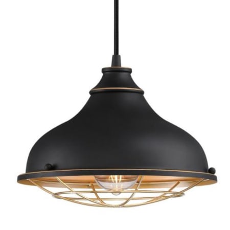 Westinghouse Chaves 11" Wide Pendant Black-Bronze / Highlights