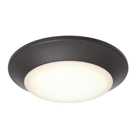 Westinghouse Makira 6" Wide Flush Mount Bowl Ceiling Fixture with Shade Black / Bronze