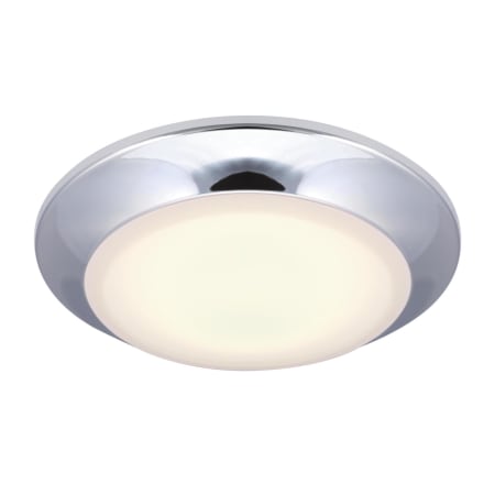 Westinghouse Makira 8" Wide Flush Mount Bowl Ceiling Fixture Chrome