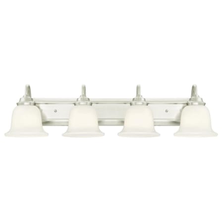 Westinghouse Harwell 33" Wide 4 Light Bathroom Vanity Light Brushed Nickel