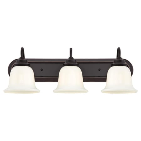 Westinghouse Harwell 25" Wide 3 Light Bathroom Vanity Light Amber Bronze