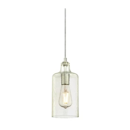 Westinghouse Single Light 5-1/8" Wide Mini Pendant Brushed Nickel