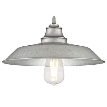 Westinghouse Iron Hill 12" Wide Pendant Galvanized Steel