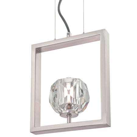 Westinghouse Zoa 4" Wide LED Crystal Mini Pendant Brushed Nickel