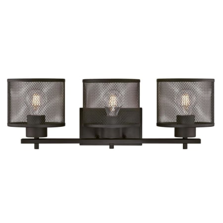 Westinghouse Morrison 3 Light 8" Tall Wall Sconce Oil Rubbed Bronze