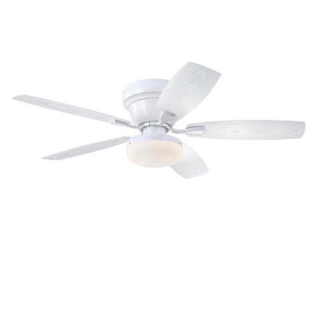 Westinghouse Contempra 52" 5 Blade Indoor / Outdoor LED Ceiling Fan with Remote Matte White