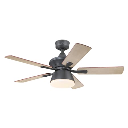 Westinghouse Nevada 42" 5 Blade Indoor /Outdoor Dimmable LED Ceiling Fan with Remote Natural White Oak