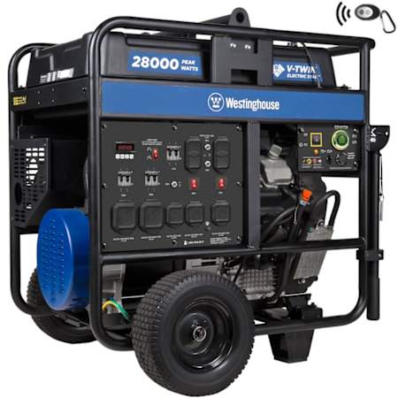 Westinghouse 20,000-Watt (120 / 240V) Electric Button / Remote Start Gasoline Portable Generator with CO Sensor N/A