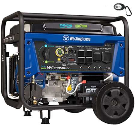 Westinghouse 9,500-Watt (120 / 240V) Electric Button / Recoil / Remote Start Multi-Fuel Portable Generator with GFCI Protection (CARB) N/A