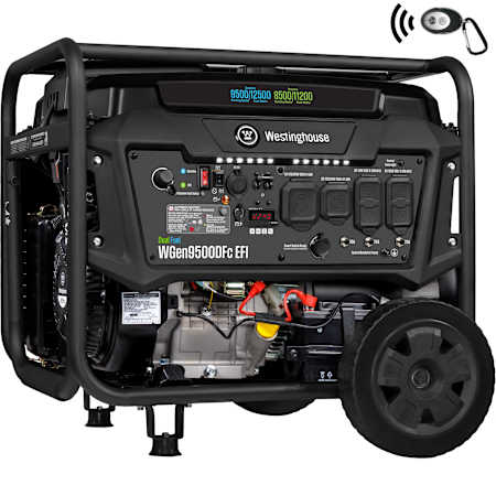 Westinghouse 9,500-Watt (120 / 240V) Electric Button / Recoil / Remote Start Multi-Fuel Portable Generator with Co Sensor (CARB) N/A