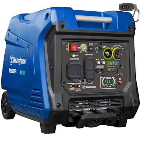 Westinghouse Power Equipment 3,900-Watt (120V) Electric Button / Recoil / Remote Start Multi-Fuel Portable Inverter Generator with CO Sensor (49-State) N/A