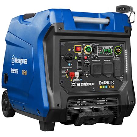 Westinghouse Power Equipment 6,600-Watt (120 / 240V) Electric Button / Recoil / Remote Start Tri-Fuel Inverter Portable Generator with CO Sensor (49-State) N/A