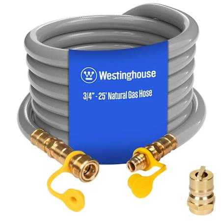 Westinghouse Power Equipment 25-Foot (3/4") Natural Gas Hose with Adapter N/A