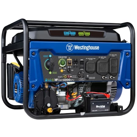 Westinghouse Power Equipment 5,300-Watt (120 / 240V) Electric Button / Recoil Start Multi-Fuel Portable Generator with RV Outlet and CO Sensor N/A