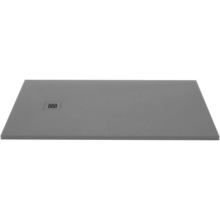 WETSTYLE Feel Collection 60" x 36" Rectangular Shower Base with 4 Threshold and Reversible Drain Concrete Gray