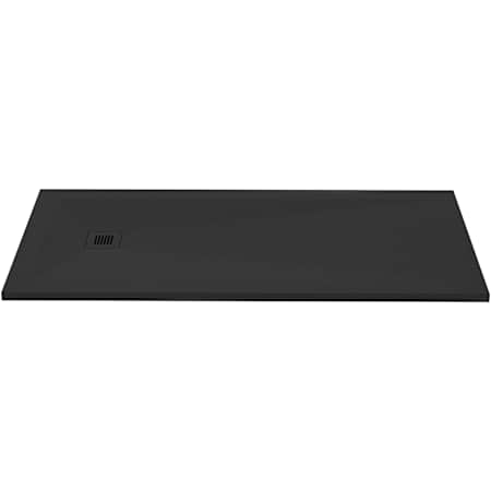 WETSTYLE Feel Collection 66" x 32" Rectangular Shower Base with 4 Threshold and Reversible Drain Slate Black