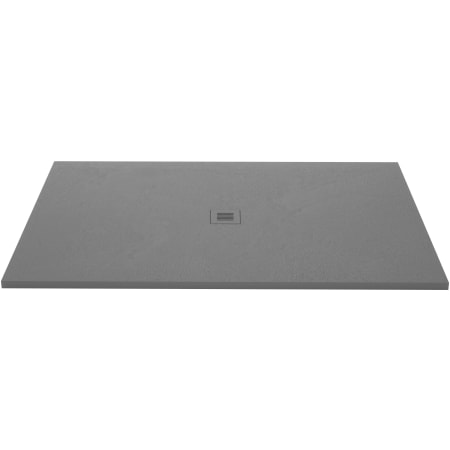 WETSTYLE Feel Collection 66" x 42" Rectangular Shower Base with 4 Threshold and Center Drain Concrete Gray