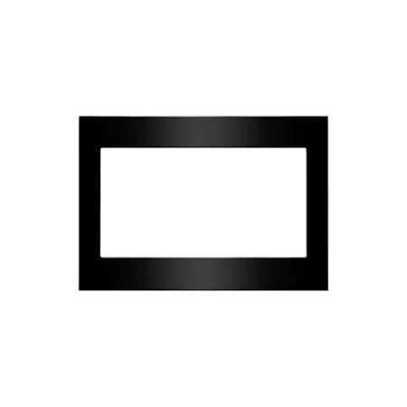 Whirlpool 27 Inch Wide Trim Kit for Countertop Microwave Black