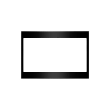Whirlpool 27 Inch Wide Trim Kit for Countertop Microwave Black