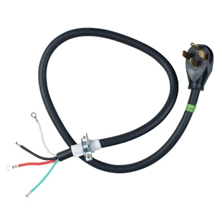 Whirlpool 4 Foot 4-Wire 30 Amp Dryer Power Cord N/A