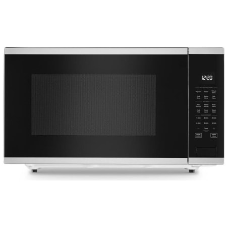Whirlpool 25 Inch Wide 2.2 Cu. Ft. 1200 Watt Fingerprint Resistant Countertop Microwave with Sensor Cooking and Steam Clean Fingerprint Resistant Stainless Steel