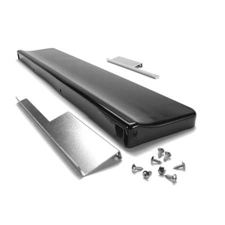 Whirlpool Backsplash for use with Slide-In Ranges Black