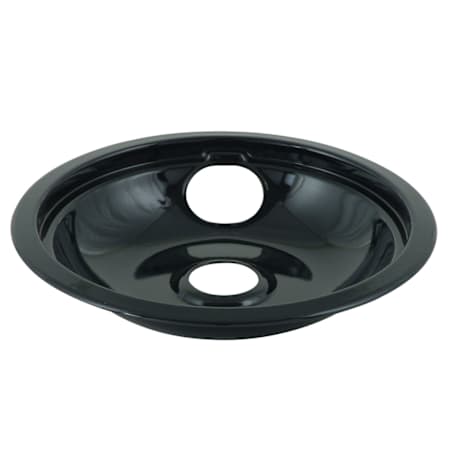 Whirlpool 8 Inch Round Replacement Drip Tray Black
