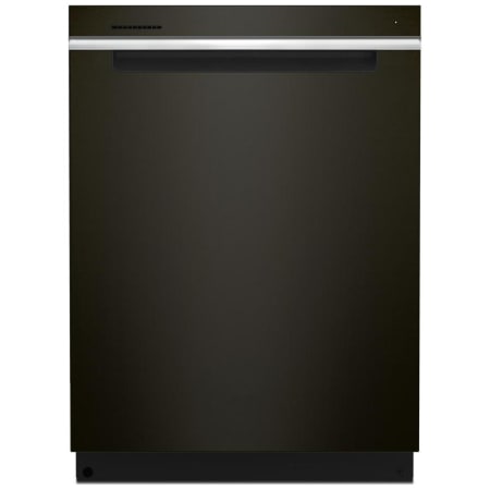 Whirlpool 24 Inch Wide 15 Place Setting Built-In Fingerprint Resistant Top Control Dishwasher with Pocket Handle and Water Repellent Silverware Basket Fingerprint Resistant Black Stainless