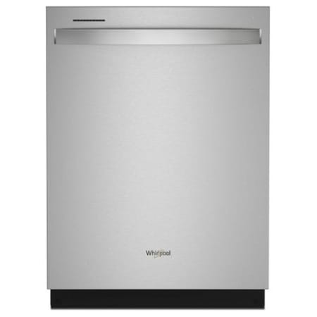 Whirlpool 24 Inch Wide 15 Place Setting Energy Star Rated Built-In Top Control Dishwasher Fingerprint Resistant Stainless Steel