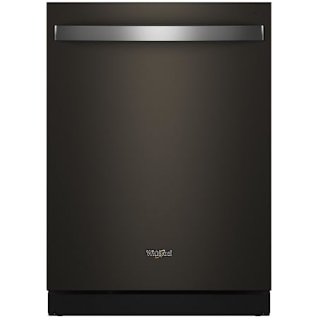 Whirlpool 24 Inch Wide 15 Place Setting Built-In Fingerprint Resistant Top Control Dishwasher with Auto Open Air Dry Technology Fingerprint Resistant Black Stainless