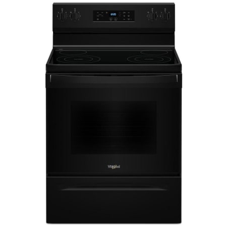 Whirlpool 30 Inch Wide 5.3 Cu. Ft. Free Standing Electric Range with FlexHeat Dual Elements Black