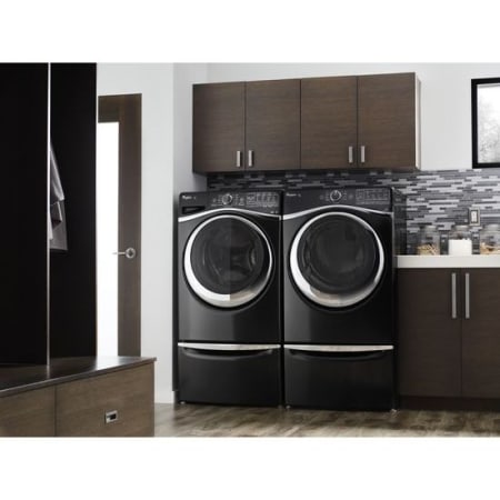 Whirlpool-WFW97HED-WGD97HED-Pair Installed In Black Diamond