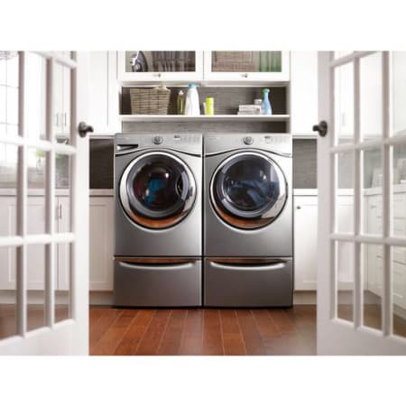 Whirlpool-WFW97HED-WGD97HED-Pair Installed In Chrome Shadow