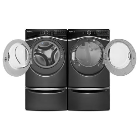 Whirlpool-WFW97HED-WGD97HED-Pair Open With Pedestal In Black Diamond