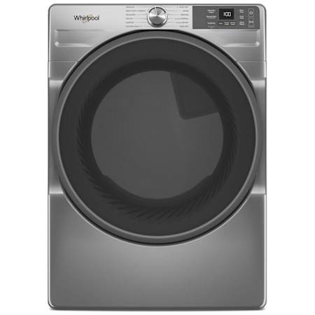 Whirlpool 27 Inch Wide 7.4 Cu. Ft. Energy Star Certified Gas Dryer with Wrinkle Shield Option Radiant Silver