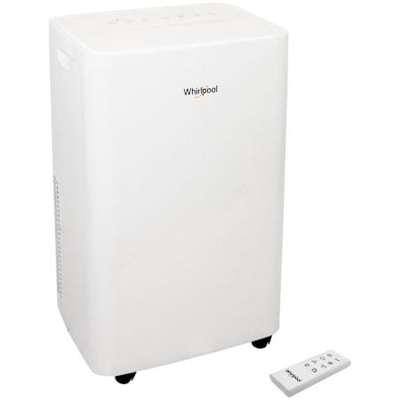 Whirlpool 12,000 BTU 115V Portable Air Conditioner with Dehumidifier and Remote White