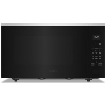 Whirlpool 25 Inch Wide 2.2 Cu. Ft. 1200 Watt Fingerprint Resistant Countertop Microwave with Sensor Cooking Fingerprint Resistant Stainless Steel