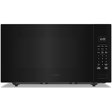 Whirlpool 25 Inch Wide 2.2 Cu. Ft. 1200 Watt Countertop Microwave Black