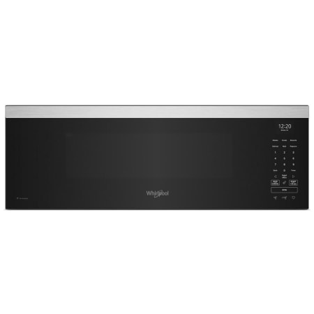 Whirlpool 30 Inch Wide 1.1 Cu. Ft. 1000 Watt Fingerprint Resistant Over the Range Microwave with Color LCD Display with Guided Cooking Fingerprint Resistant Stainless Steel