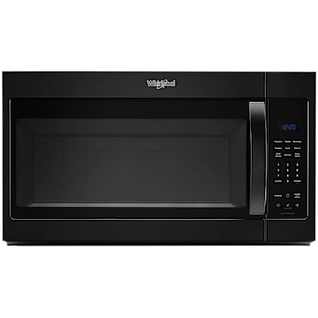 Whirlpool 30 Inch Wide 1.9 Cu. Ft. Over the Range Microwave Black