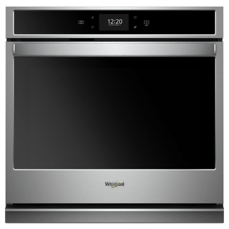 Whirlpool 27 Inch Wide 4.3 Cu. Ft. Electric Single Wall Oven Black on Stainless