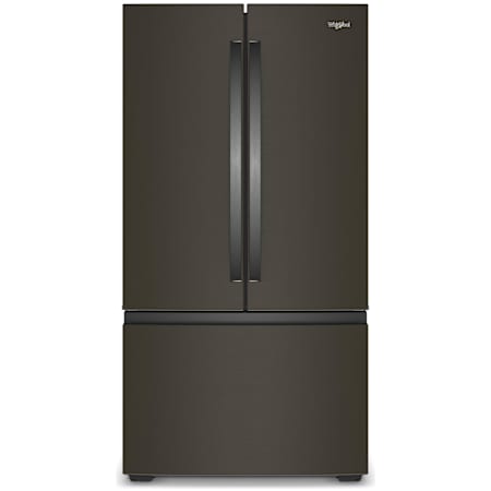 Whirlpool 36 Inch Wide 24.3 Cu. Ft. Energy Star Certified French Door Refrigerator Black Stainless